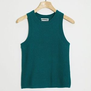 Anthropologie Quinn Texture Knit Sweater Tank